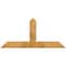 Ekena Millwork Portland Rough Sawn Timber Gable Bracket, Western Red Cedar, 60"W x 27"H x 2"D x 6"F, 11/12 Pitch GBW060X27X0206POR00RWR - alternate 1